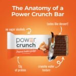 Power Crunch Peanut Butter Fudge Wafer Whey Protein Energy Bars - 13g Protein - 5ct: No Artificial Colors, No Artificial Flavors - Image 4