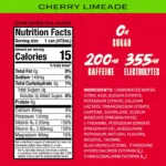 Prime Cherry Limeade Energy Drink - 16 fl oz: Caffeinated - Image 2