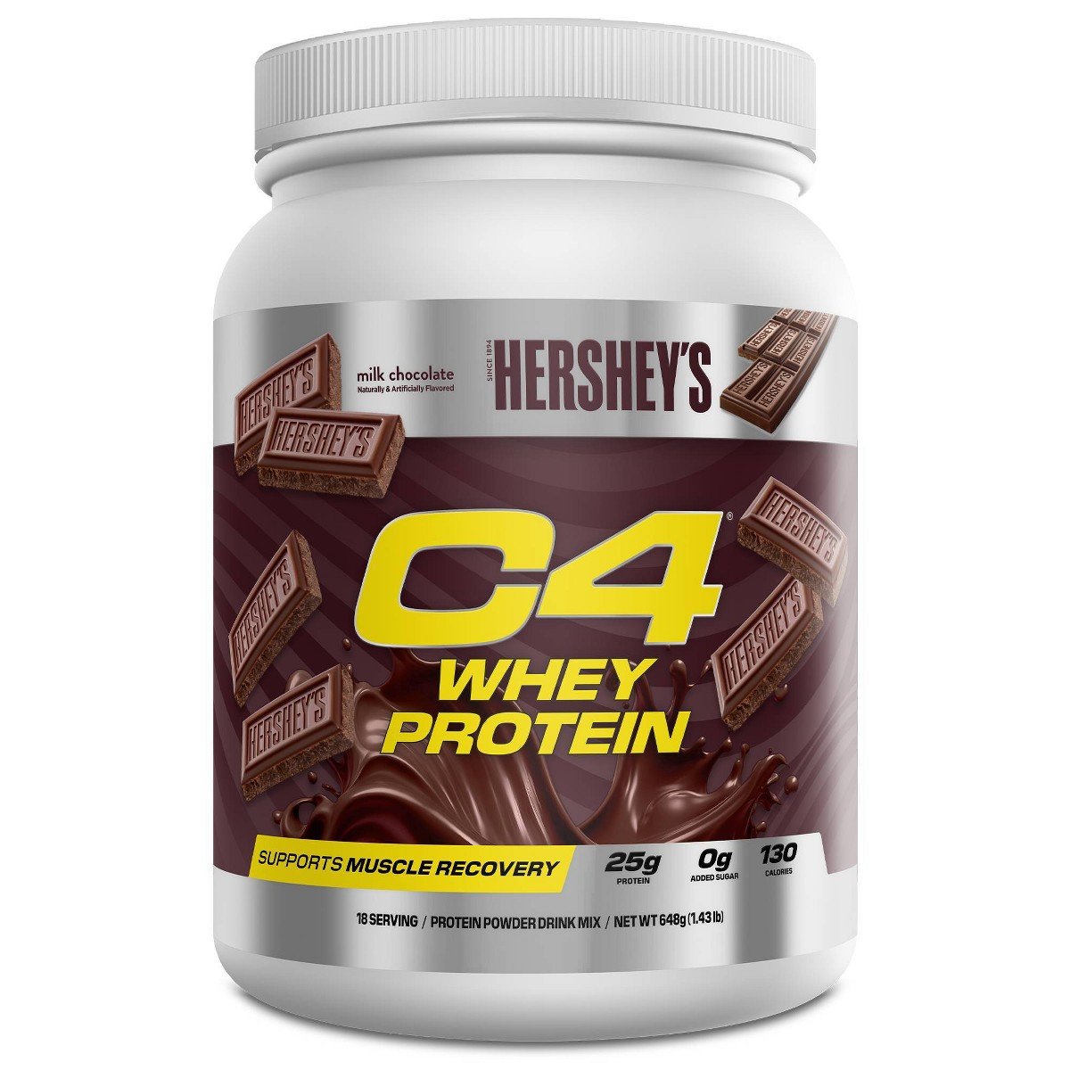GUEST_1b699454-1ad5-494f-9511-8f0df343c216.jpg C4 Whey Protein Powder - 25g Protein - Hershey's Milk Chocolate - 18 Servings - Image 1