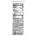 Monster Energy Zero Ultra - 12pk/16 fl oz Cans: Caffeinated - Image 4