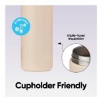 Owala 24oz FreeSip Stainless Steel Water Bottle - Sandy Shores - Image 3