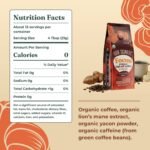 Four Sigmatic Organic High Caffeine Dark Roast Ground Coffee with Lion's Mane Mushroom and Yacon - 10oz - Image 4