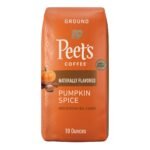 Peet's Coffee Pumpkin Spice Light Roast Ground Coffee - 10oz: Arabica Beans, Cinnamon Flavor