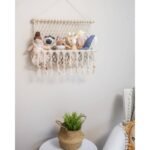 Crane Baby Hanging Storage Decor - Willow: Cotton, Wood, Rectangle, Wall-Mounted - Image 3