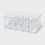 12"x6"x4" Bin Organizer Clear - Brightroom™