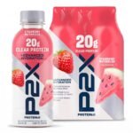 P2X Advanced Hydration 20g Clear Protein Drink With 710mg of Electrolytes - Strawberry Watermelon - 4pk/67.6oz