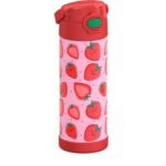 Thermos 16oz Stainless Steel FUNtainer Water Bottle with Bail Handle - Strawberry Smiles - Image 5