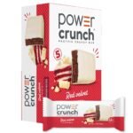 Power Crunch Red Velvet Wafer Whey Protein Energy Bars - 12g Protein - 5ct