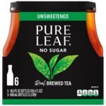 Pure Leaf Unsweetened Iced Tea - 6pk/16.9oz Bottles: No Artificial Colors, No Preservatives, Caffeinated - Image 3
