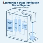 Countertop Reverse Osmosis Water Filter, with Portable Pitcher, 100GPD, 4:1 Pure to Drain, 4L RawTank/1.5L Pure Tank - Image 4