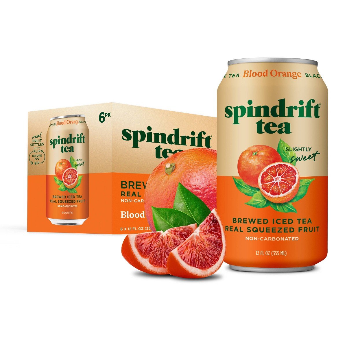 GUEST_22ee4ba9-4ca3-46a8-a1e0-314a77a7310c.jpg Spindrift Blood Orange Black Tea - 6pk/12fl oz Cans - Image 1