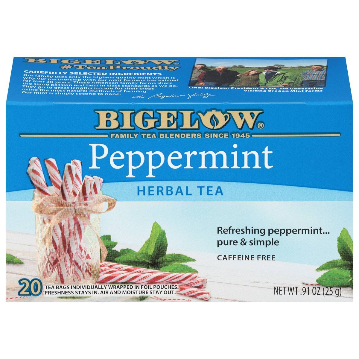 GUEST_235ef66b-f7aa-44eb-bda0-2c2e6b8ceac5.jpg Bigelow Peppermint Herbal Tea Bags - 20ct: Non-Caffeinated - Image 1