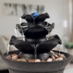 Nature Spring Indoor Fountain with LED Lights – Cascading 3-Tier Lighted Tabletop Water Feature with Soothing Sound – Zen Décor for Home or Office - Image 2
