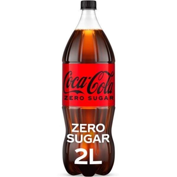 Coca-Cola Zero Sugar Soda - 2 L Bottle: Sugar-Free, Chlorine-Free