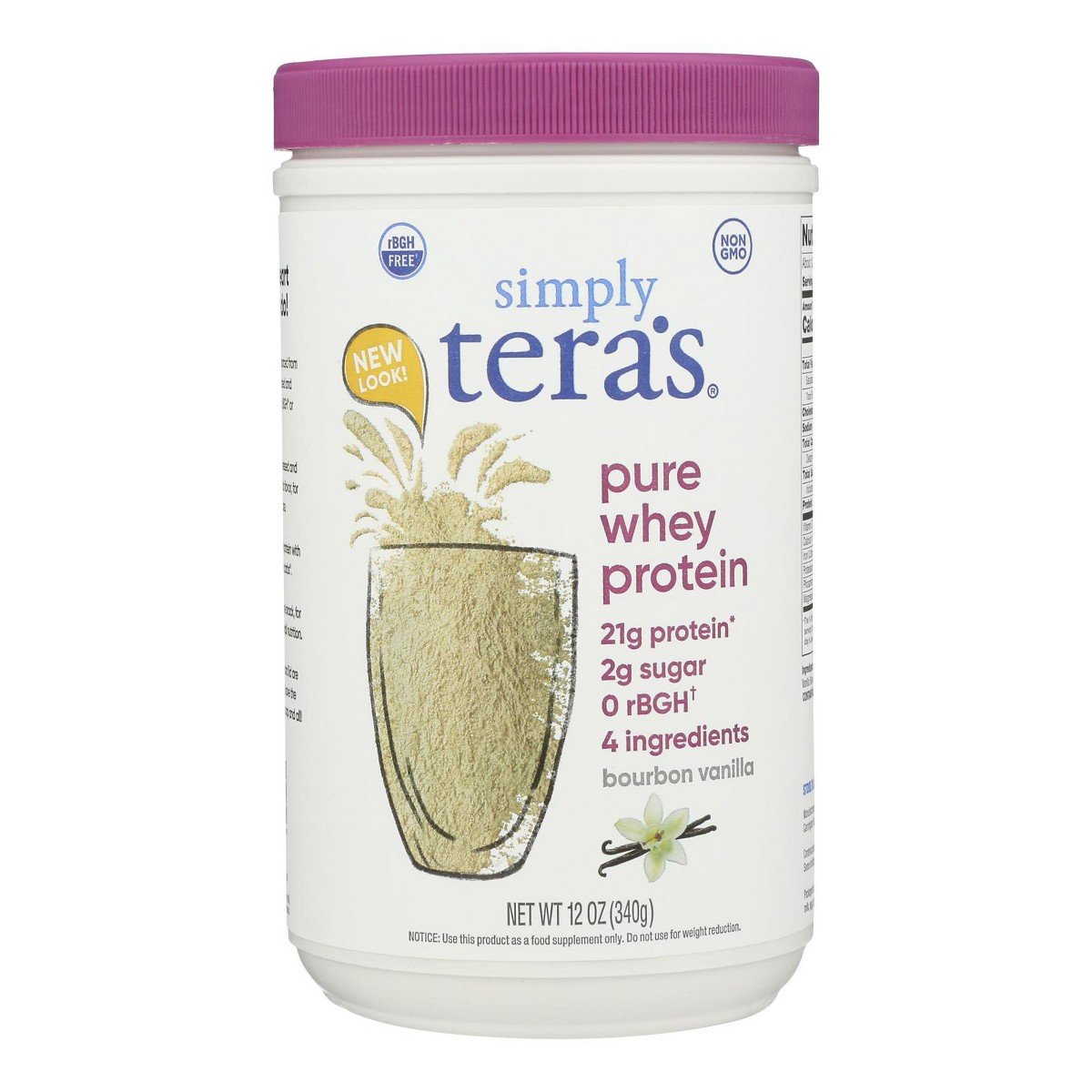 GUEST_24c0048e-f298-42cf-88a1-2e485d81af3a.jpg Teras Whey Protein Powder Whey Bourbon Vanilla 12 oz - Image 1