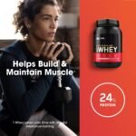 Optimum Nutrition Gold Standard 100% Whey Protein Powder, Delicious Strawberry, 2 Pound (Packaging May Vary) - Image 4