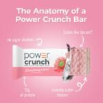Power Crunch Strawberry Cream Wafer Whey Protein Energy Bars - 13g Protein - 5ct - Image 4