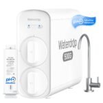 Waterdrop G5P500A Alkaline Mineral pH+ Reverse Osmosis Water System NSF 372 Certified, 8-Stage 2:1 Pure to Drain, 500GPD, Extra 1 G5P500A-CF Filter