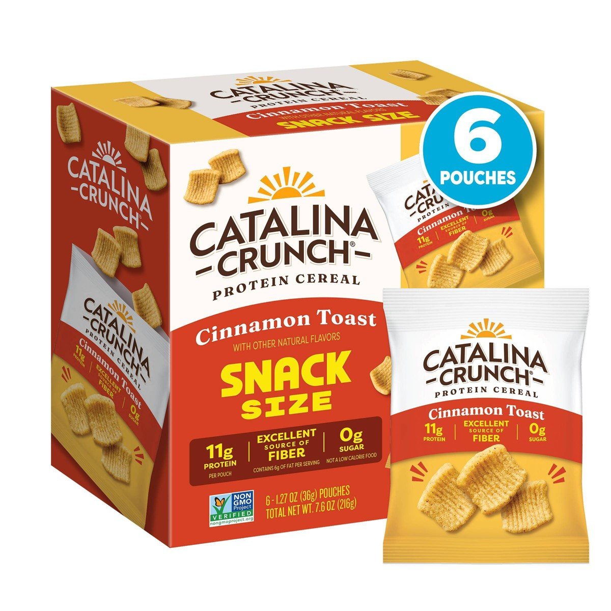 GUEST_272ec618-807d-4b4b-917d-aba110c9265a.jpg Catalina Crunch Cinnamon Toast Breakfast Cereal - 7.6oz/6ct - Image 1