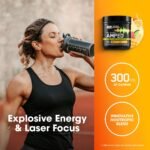 Optimum Nutrition, Pre-Workout Amped Powder, Citrus Mango, High Stim, Sugar-Free, Caffeine, 20 Servings - Image 4