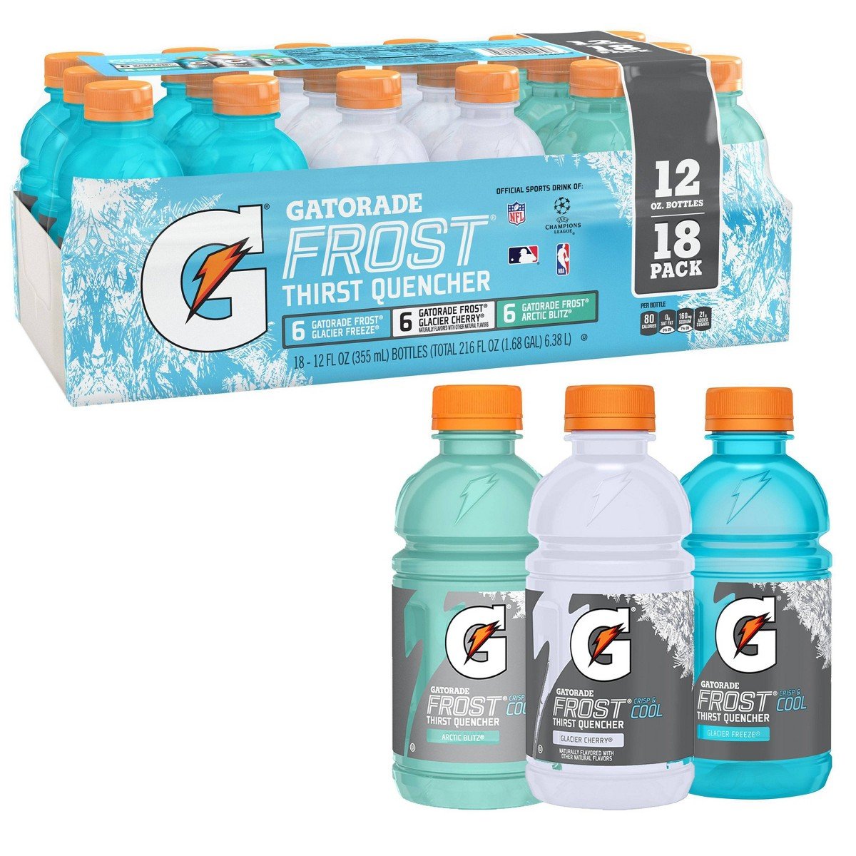 GUEST_282ca723-3e89-4477-a7ae-dd139cfb1e73.jpg Gatorade Frost Variety - 18pk/12oz: Non-Caffeinated - Image 1
