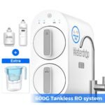 Waterdrop G2P600 Reverse Osmosis System, 600 GPD Tankless RO Water Filter System, 7 Stage Filtration,Extra 1 Pitcher 7 Cup Capacity (Blue)