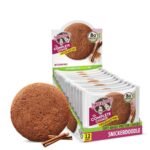 Lenny & Larry's Chewy Soft Baked Vegan, Non-GMO, High Fiber Protein Cookie - Snickerdoodle - Plant Protein - 16g Protein - 4oz/12pk