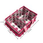 Bacati - Elephants Pink/Gray Storage Caddy - Image 5