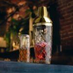 Final Touch Yarai Drink Shaker Set, 24oz Shaker & Measuring Tool (Brass) - Image 5