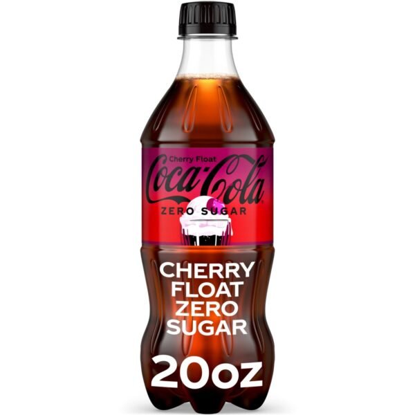 Coca-Cola Zero Sugar Cherry Float Soda - 20oz Bottle