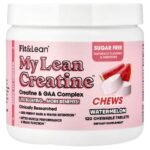 Fit & Lean My Lean Creatine™ Chews, Watermelon, 120 Chewable Tablets
