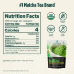 Jade Leaf Matcha Organic Culinary Grade Matcha 100% Pure Ground Green Tea Powder - 3.53oz - Image 2