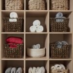 Casafield Set of 4 Hyacinth Storage Baskets with Handles - Espresso Brown, 12" x 9" x 6" Rectangular Bins for Shelves, Blankets, Laundry Organization - Image 3