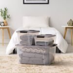 IRIS 19qt Stack and Pull Plastic Storage Bin: Clear Lidded Utility Tote with Built-In Handles & Latches - Image 4