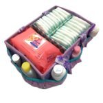 Bacati - Paisley Aqua/Lilac Storage Caddy - Image 4