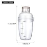 Unique Bargains Removable Plastic Boba Tea Cocktail Shakers with Scale 11oz - Image 2