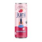 Juni Raspberry Sparkling Tea Beverage - 12 fl oz: Caffeinated