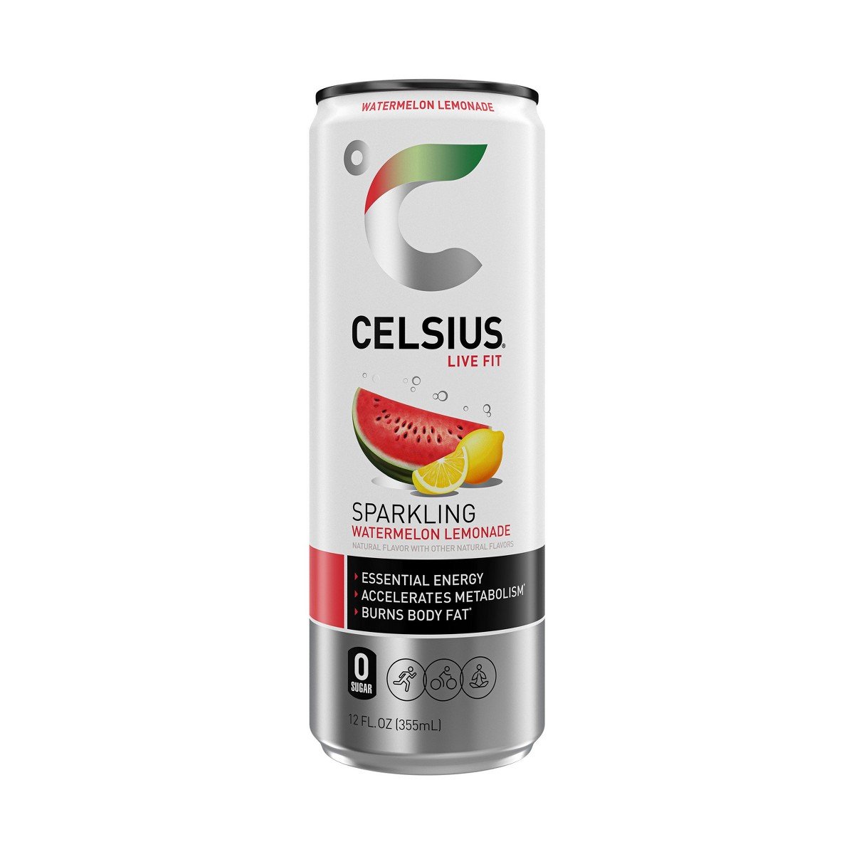 GUEST_30caa608-9039-40f7-8518-91c0fdf6a449.jpg CELSIUS Sparkling Watermelon Lemonade Functional Energy Drink - 12 fl oz - Image 1