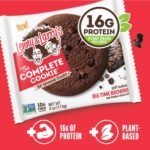 Lenny & Larry's Chewy Soft Baked Vegan, Non-GMO, High Fiber Protein Cookie - Big Time Brownie - Plant Protein - 16g Protein - 4oz/12pk - Image 5