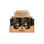 HUNTER'S GOURMET VEGAN BLACK TRUFFLE POTATO CHIPS (1.4oz) - Pack of 4