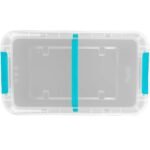 Hefty 17qt Split and Store Clear Storage Bin with Divider Small - Image 5