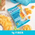 Quest Nutrition Protein Chips - Cheddar & Sour Cream - 4ct: 4.5 Net Weight, 20g Protein Per Serving, Ready to Eat - Image 4