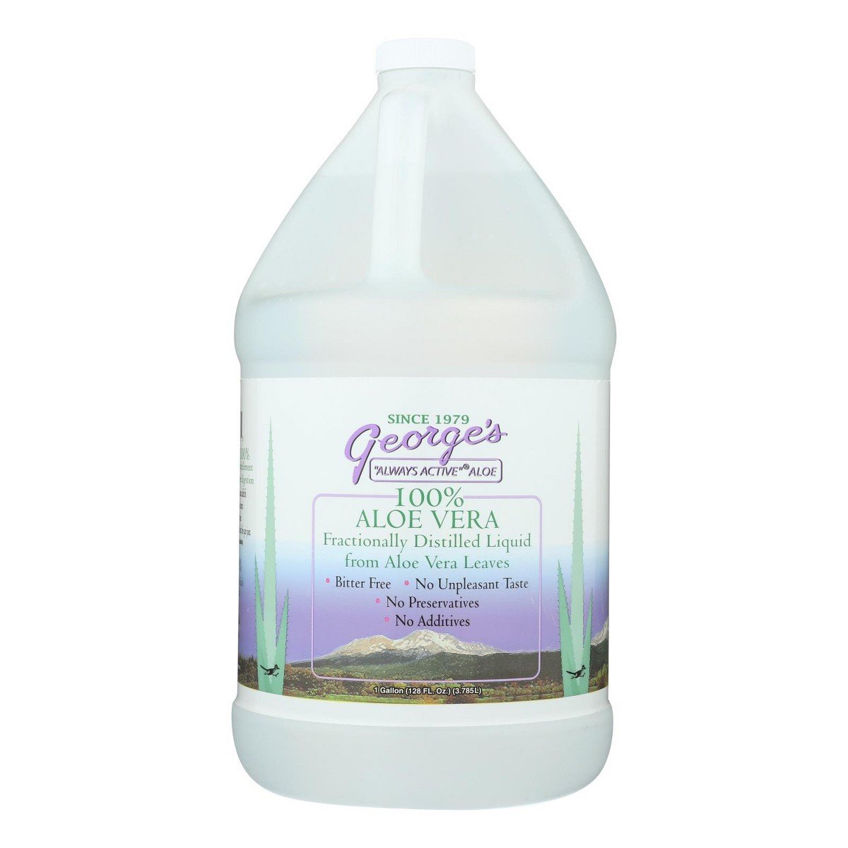 GUEST_32218016-0a84-4c60-884d-6677f266b4af.jpg George's 100% Aloe Vera Juice - 128 fz - Image 1