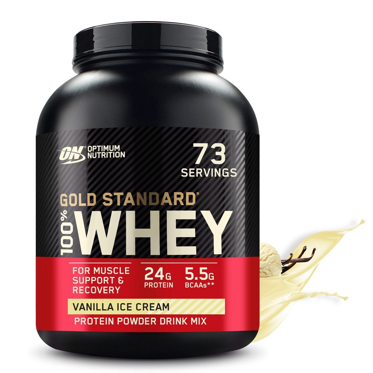 GUEST_328fb117-5f79-41d9-869c-8012f9d1b0a7.jpg Optimum Nutrition, Gold Standard 100% Whey Protein Powder, Vanilla Ice Cream, 5lb - Image 1