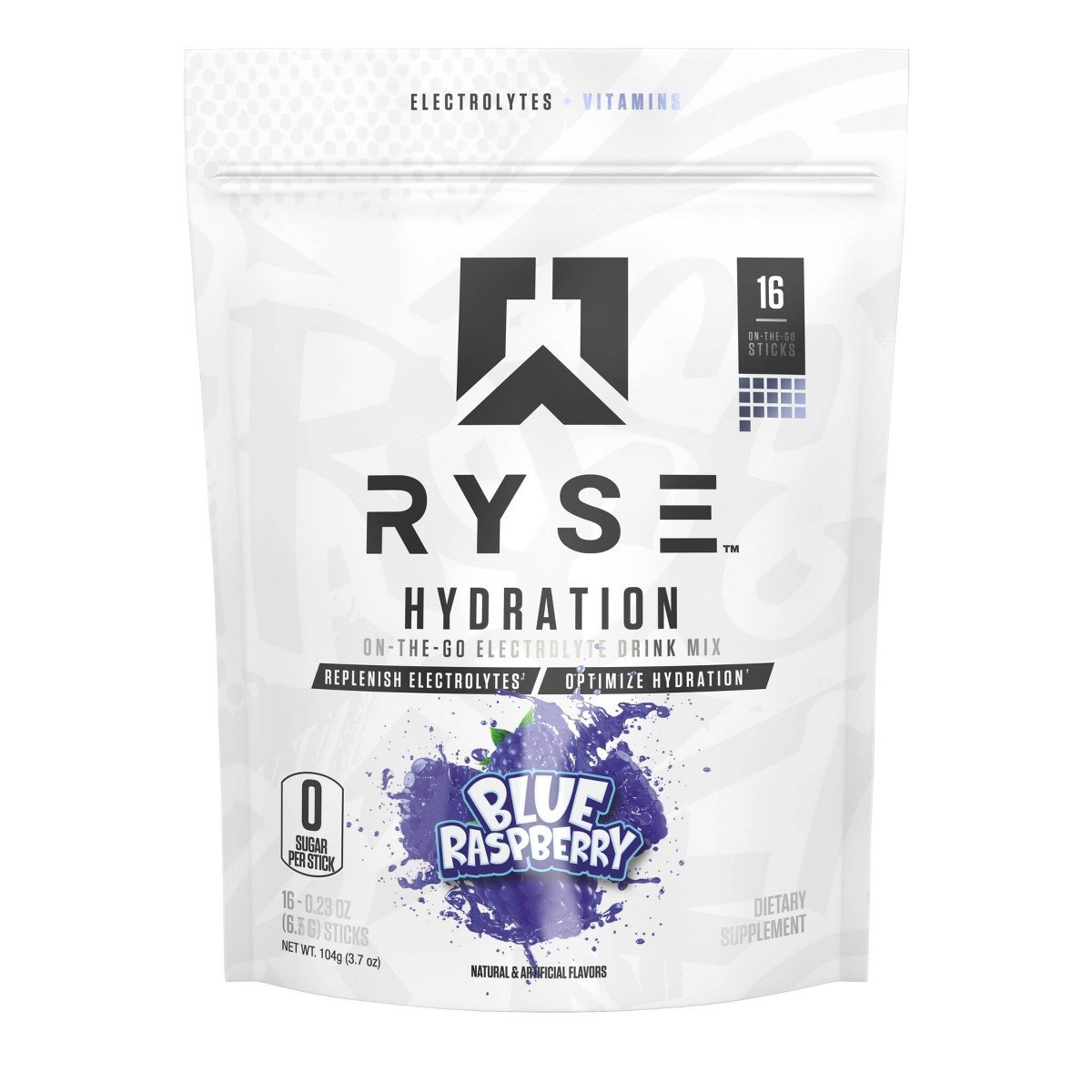 GUEST_32cd3bf1-ee4c-46e5-b853-3b161f3cbe24.jpg RYSE Core Hydration Electrolyte Supplement Powder - Blue Raspberry: Sports Nutrition, 16 Pack - Image 1