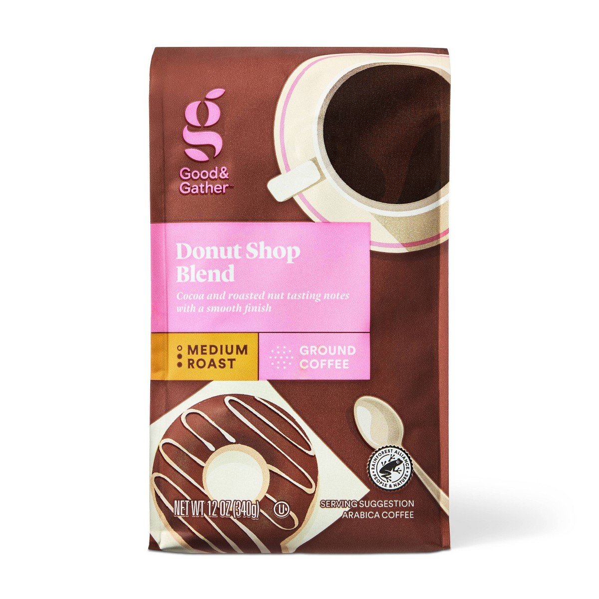 GUEST_333b020a-ac4b-4d31-a60d-a277300154a6.jpg Donut Shop Blend Medium Roast Ground Coffee - 12oz - Good & Gatherâ„¢ - Image 1
