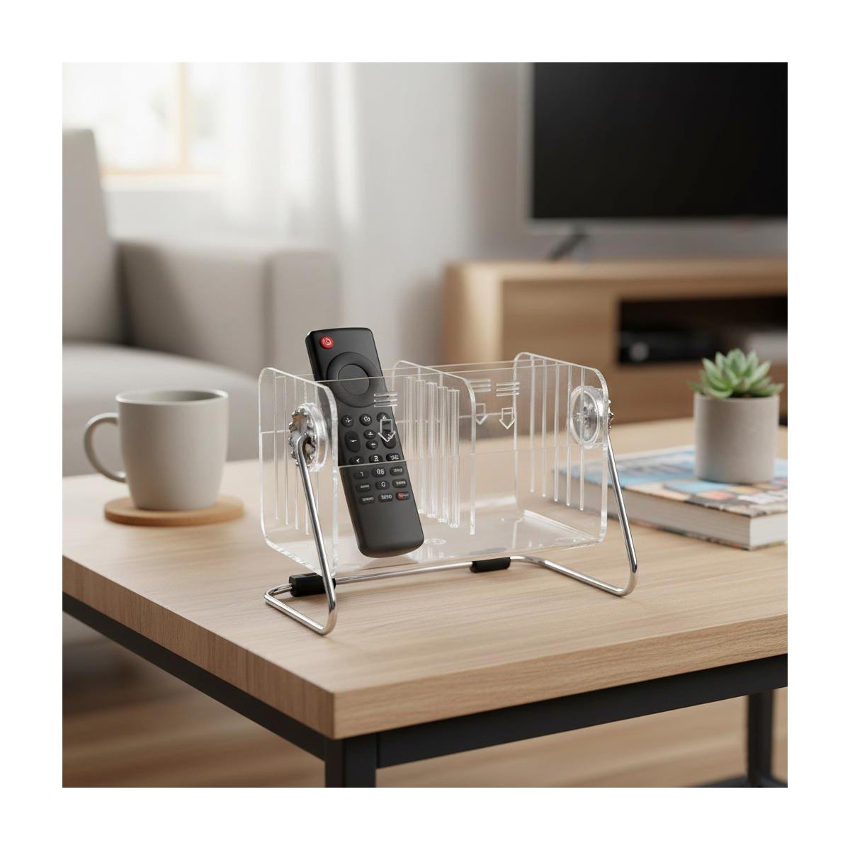 GUEST_33b33428-f1c6-4fe5-8db4-9f9752f14dda.jpg The Lakeside Collection TV Remote Control Holder for Tabletop - - Image 1