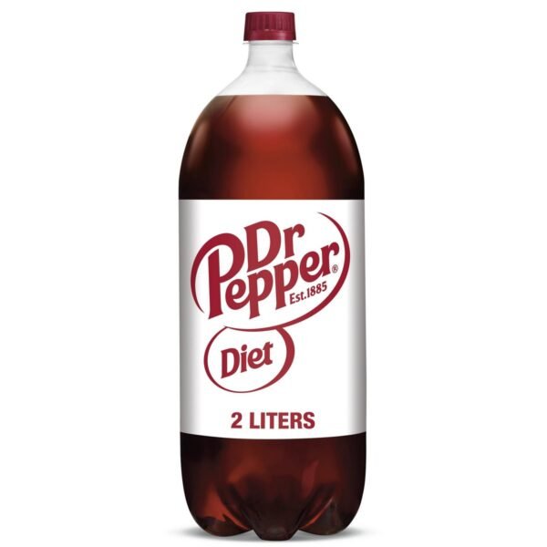 Diet Dr Pepper Soda - 2 L Bottle: Sugar-Free