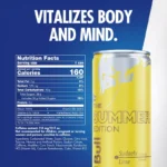 Red Bull Summer Edition Energy Drink - Sudachi Lime - 12 fl oz: Low Fat, Caffeinated - Image 2