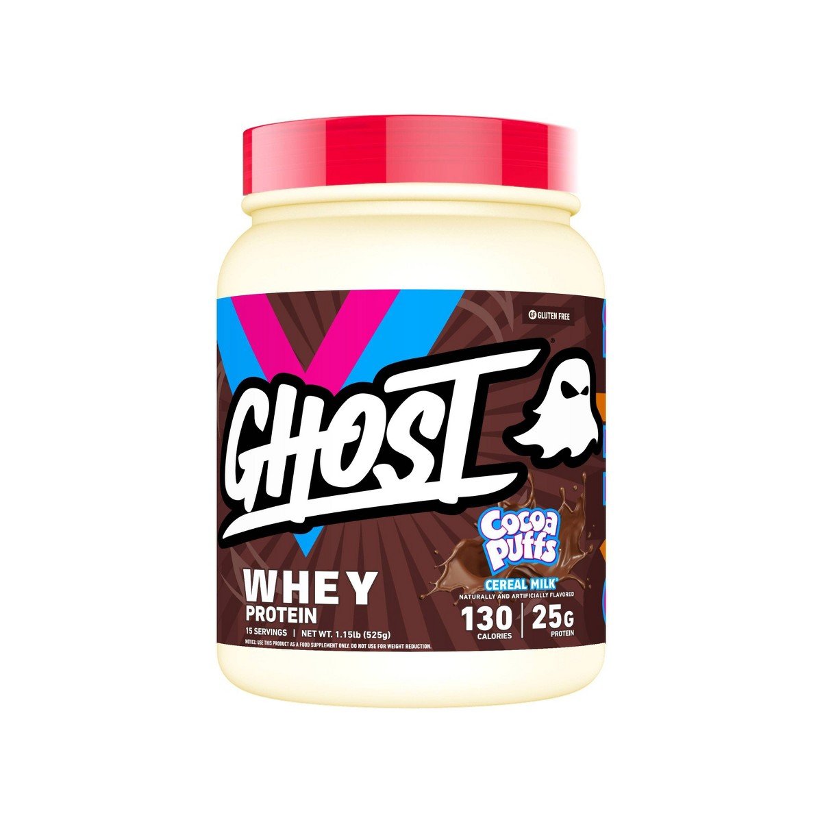 GUEST_34ca0a1b-cc58-4f63-b4a7-cf093f4f3d6a.jpg GHOST Whey Protein Powder Cocoa Puffs - 525g - Image 1